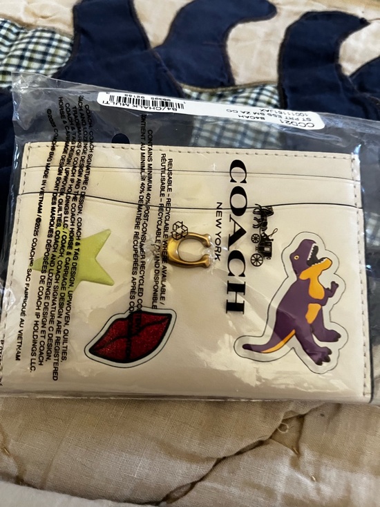 Coach Handbags - COACH Sticker Print Card Holder
